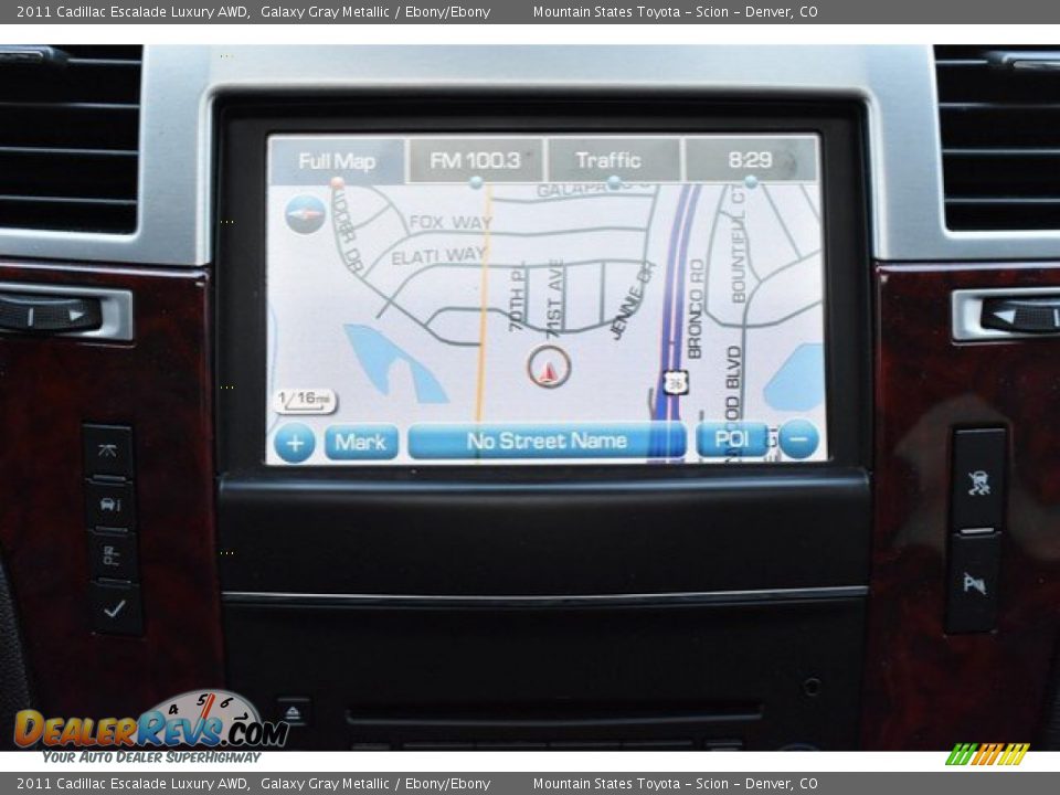 2011 Cadillac Escalade Luxury AWD Galaxy Gray Metallic / Ebony/Ebony Photo #11