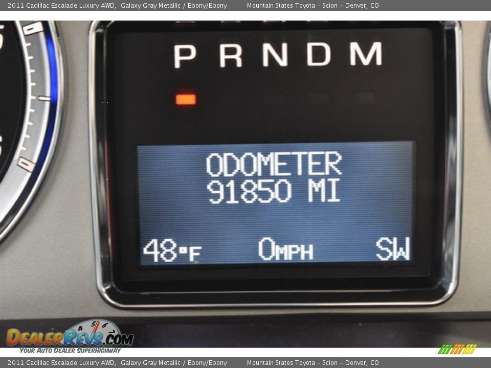 2011 Cadillac Escalade Luxury AWD Galaxy Gray Metallic / Ebony/Ebony Photo #12