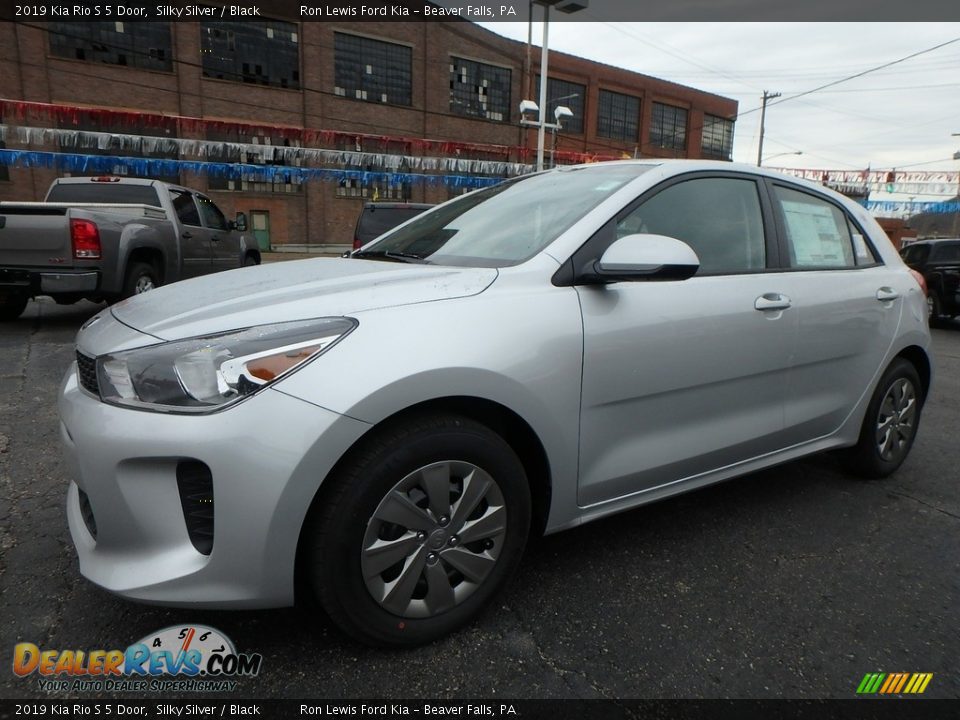 2019 Kia Rio S 5 Door Silky Silver / Black Photo #7