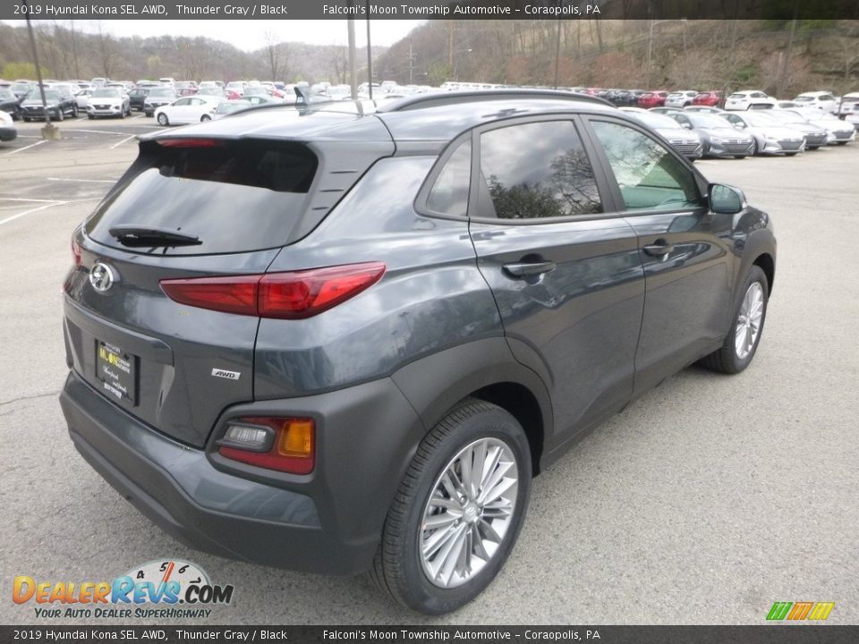 2019 Hyundai Kona SEL AWD Thunder Gray / Black Photo #2