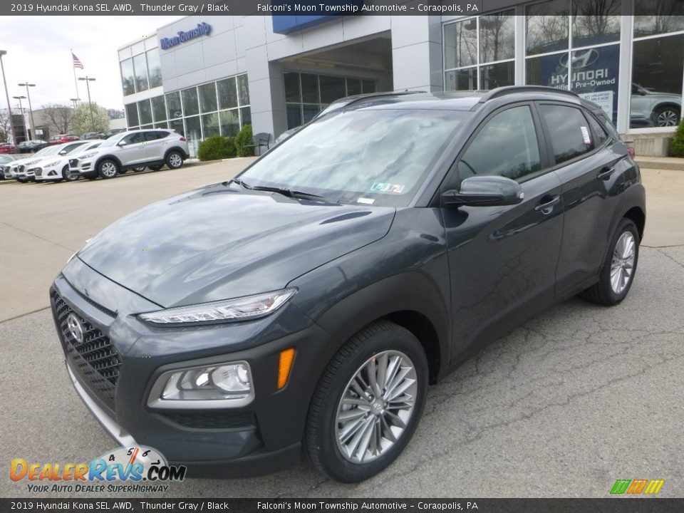 2019 Hyundai Kona SEL AWD Thunder Gray / Black Photo #5