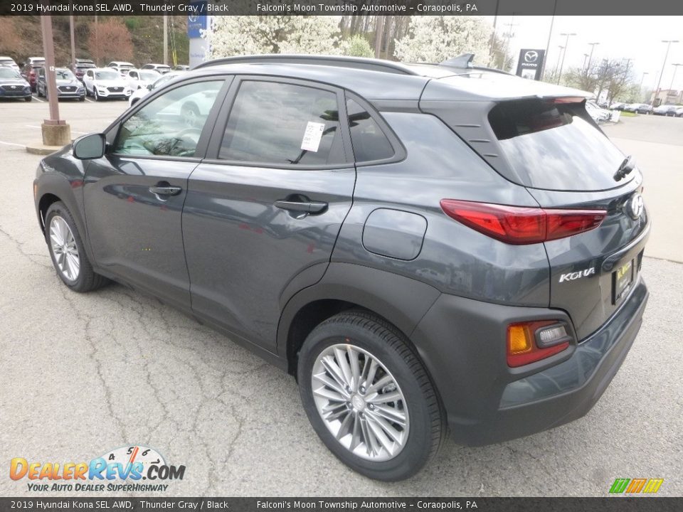 2019 Hyundai Kona SEL AWD Thunder Gray / Black Photo #6