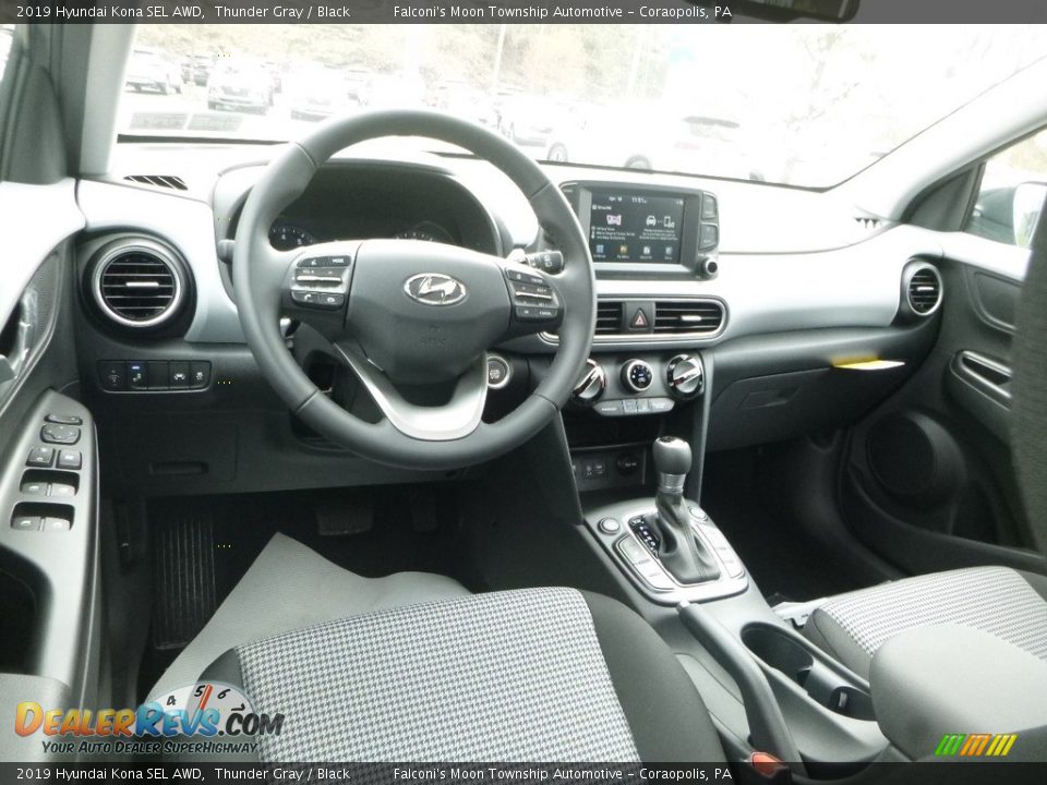 Black Interior - 2019 Hyundai Kona SEL AWD Photo #9