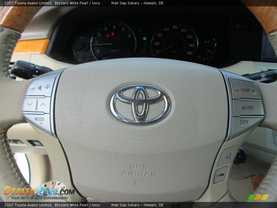 2007 Toyota Avalon Limited Blizzard White Pearl / Ivory Photo #11