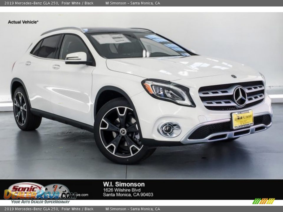 2019 Mercedes-Benz GLA 250 Polar White / Black Photo #1