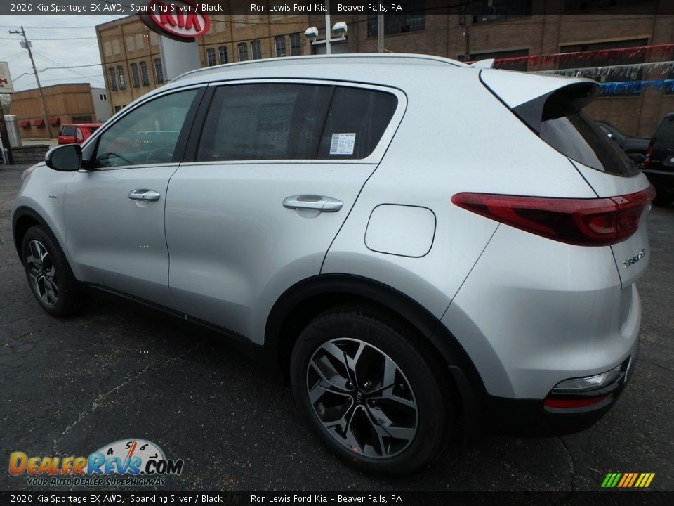 2020 Kia Sportage EX AWD Sparkling Silver / Black Photo #5