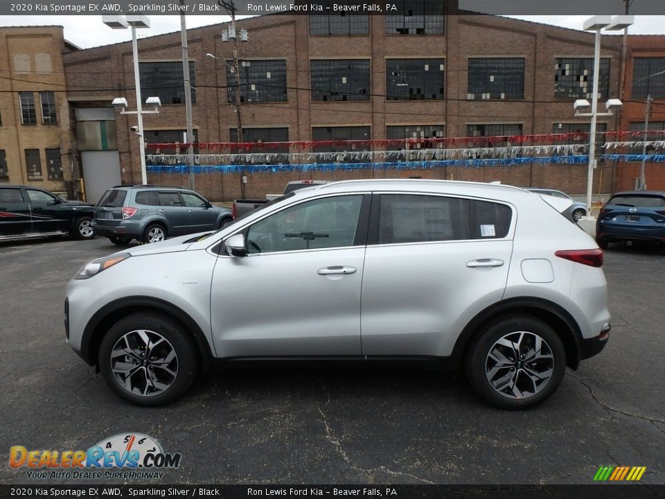 Sparkling Silver 2020 Kia Sportage EX AWD Photo #6