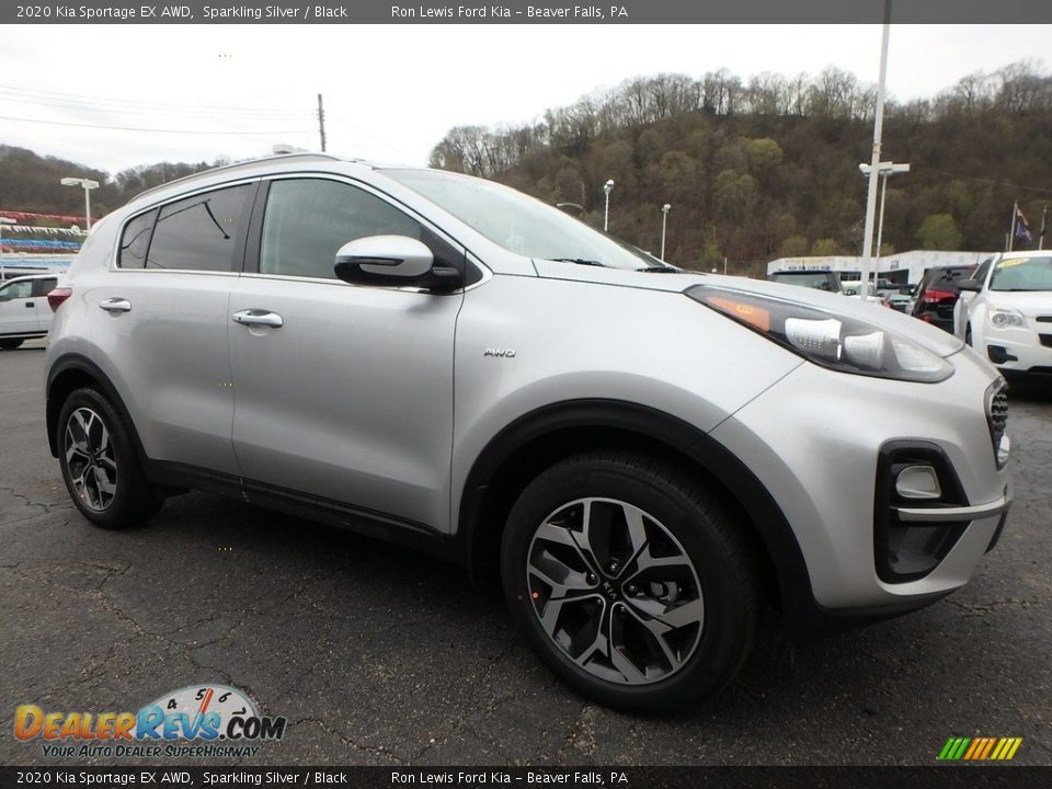 Sparkling Silver 2020 Kia Sportage EX AWD Photo #9