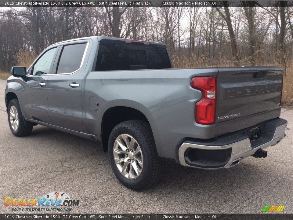 2019 Chevrolet Silverado 1500 LTZ Crew Cab 4WD Satin Steel Metallic / Jet Black Photo #4
