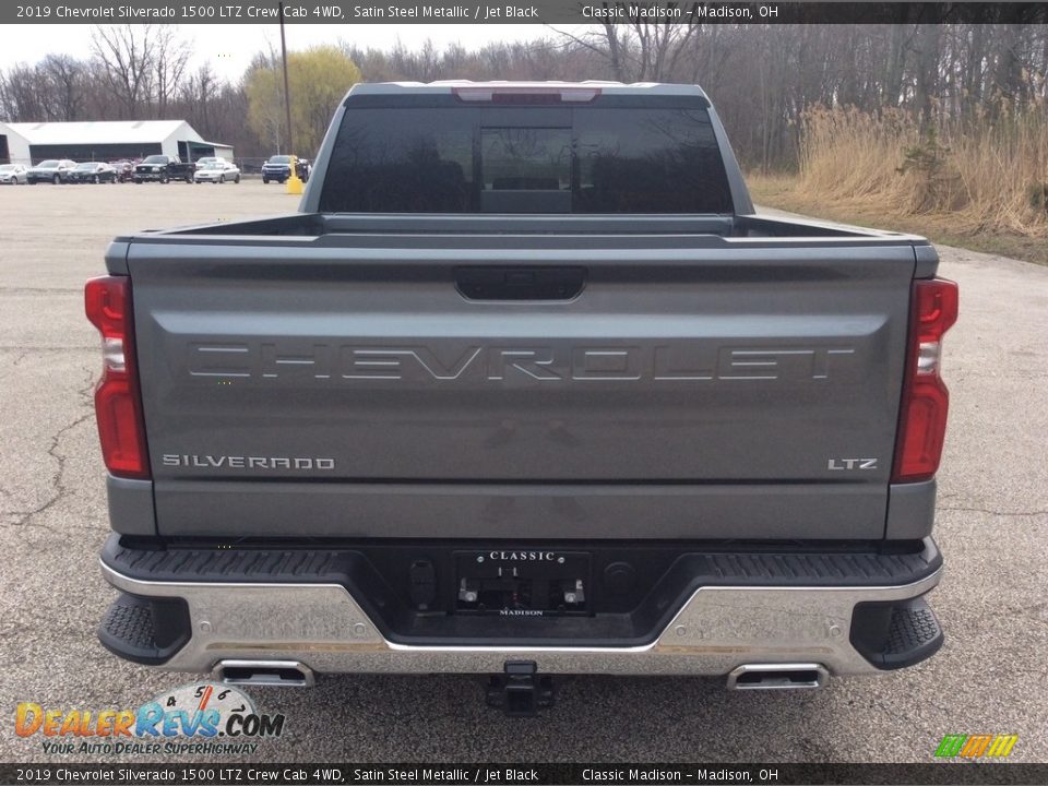 2019 Chevrolet Silverado 1500 LTZ Crew Cab 4WD Satin Steel Metallic / Jet Black Photo #5