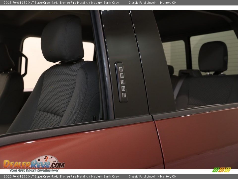 2015 Ford F150 XLT SuperCrew 4x4 Bronze Fire Metallic / Medium Earth Gray Photo #4