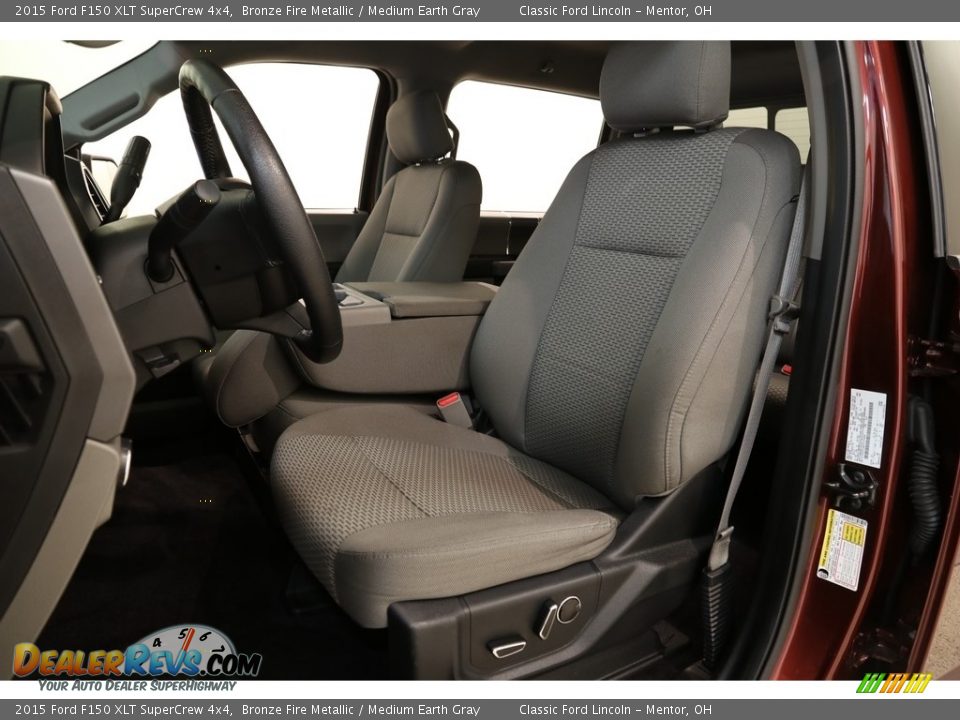 2015 Ford F150 XLT SuperCrew 4x4 Bronze Fire Metallic / Medium Earth Gray Photo #6