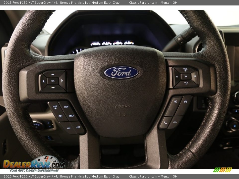 2015 Ford F150 XLT SuperCrew 4x4 Bronze Fire Metallic / Medium Earth Gray Photo #7