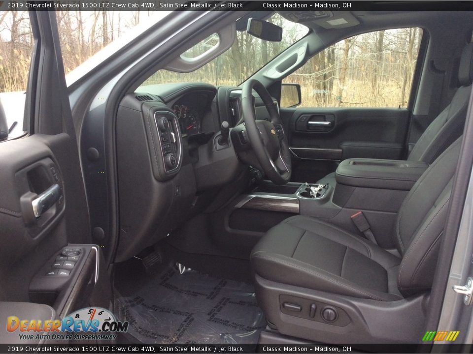 2019 Chevrolet Silverado 1500 LTZ Crew Cab 4WD Satin Steel Metallic / Jet Black Photo #9