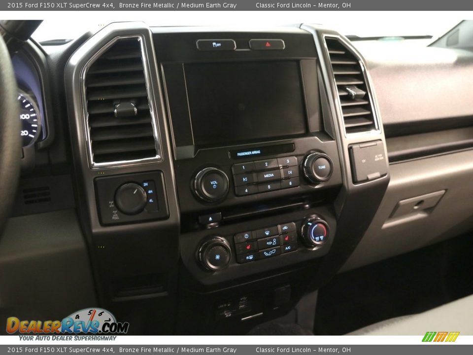 2015 Ford F150 XLT SuperCrew 4x4 Bronze Fire Metallic / Medium Earth Gray Photo #9