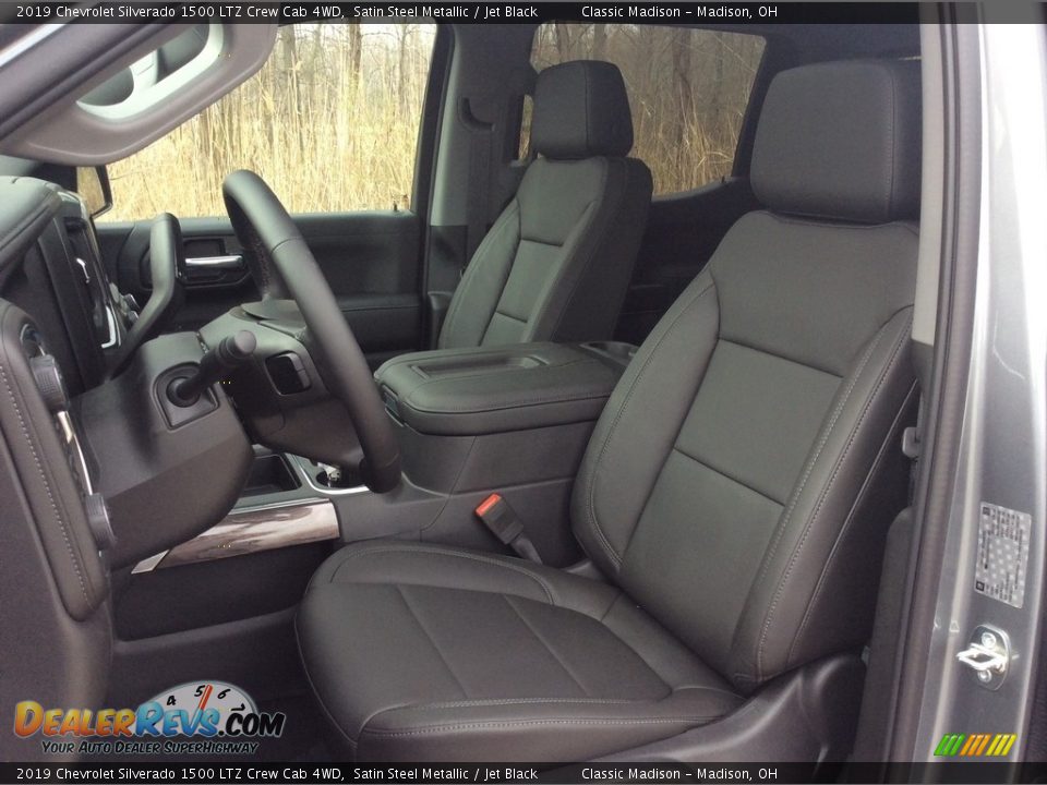 2019 Chevrolet Silverado 1500 LTZ Crew Cab 4WD Satin Steel Metallic / Jet Black Photo #10