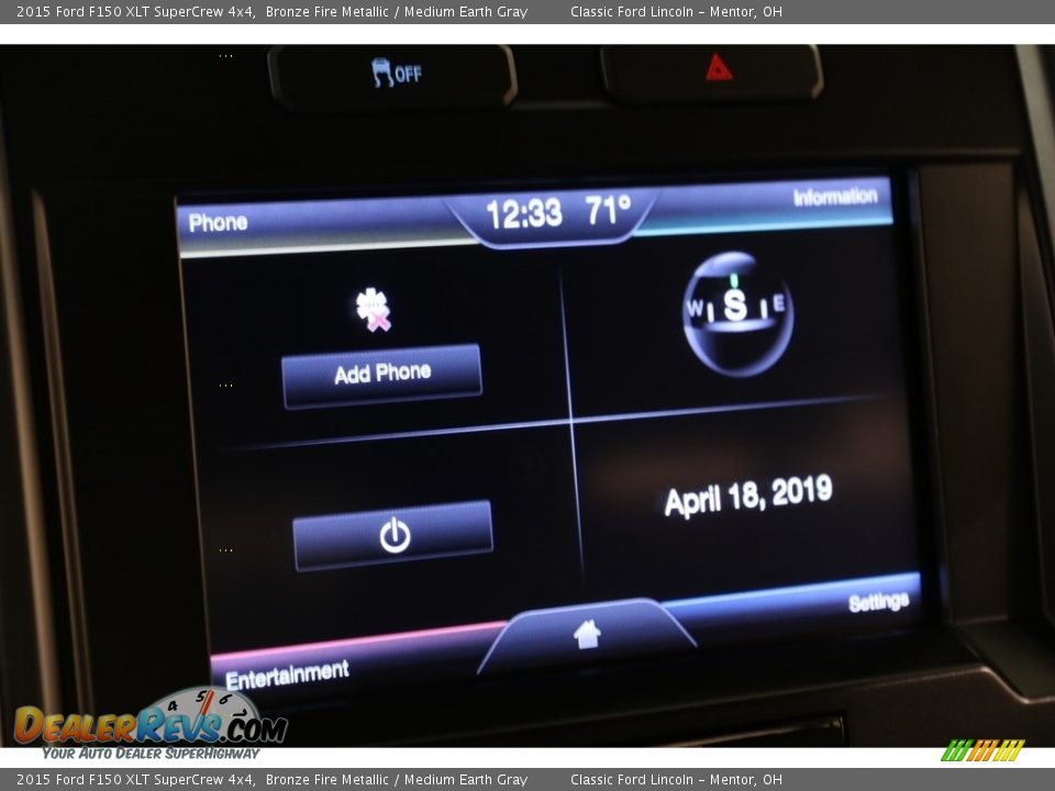 2015 Ford F150 XLT SuperCrew 4x4 Bronze Fire Metallic / Medium Earth Gray Photo #11