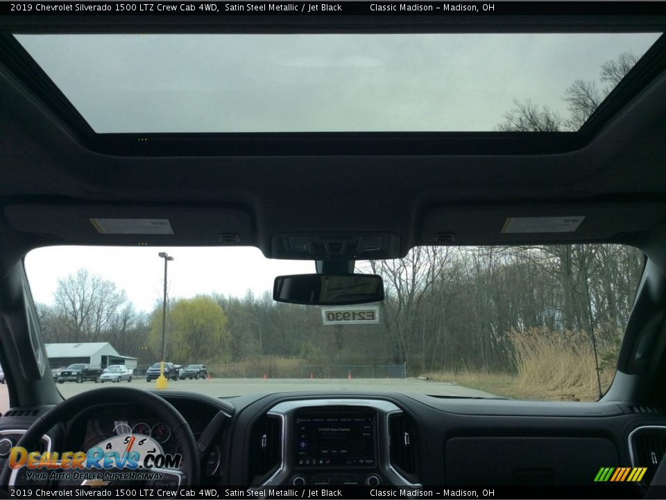 2019 Chevrolet Silverado 1500 LTZ Crew Cab 4WD Satin Steel Metallic / Jet Black Photo #11