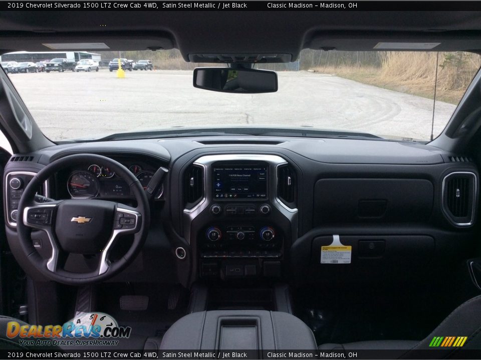2019 Chevrolet Silverado 1500 LTZ Crew Cab 4WD Satin Steel Metallic / Jet Black Photo #12