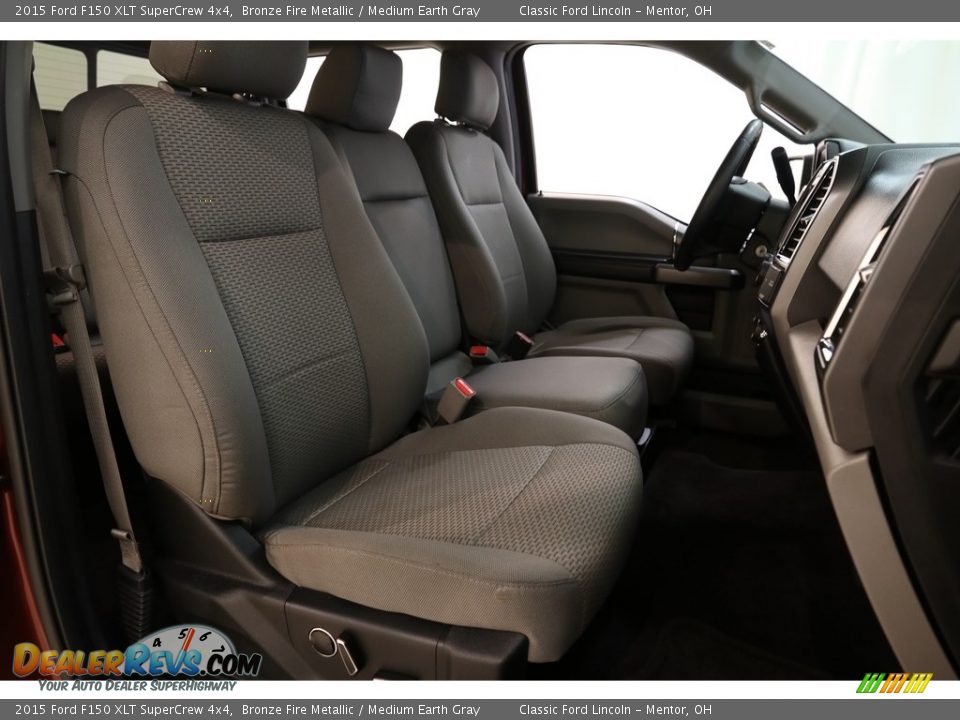 2015 Ford F150 XLT SuperCrew 4x4 Bronze Fire Metallic / Medium Earth Gray Photo #18