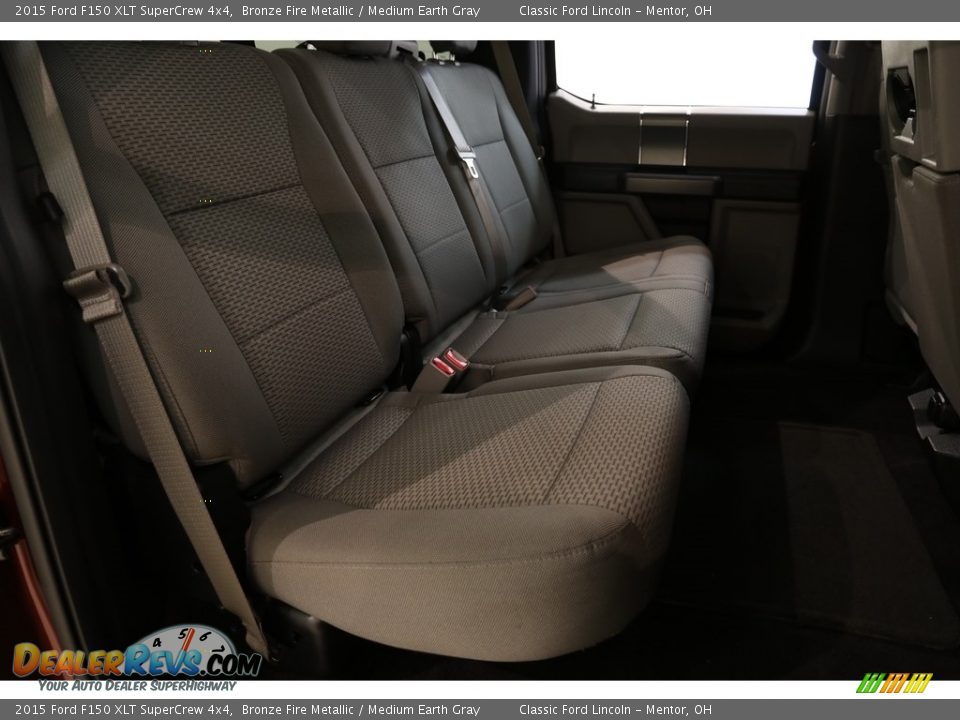 2015 Ford F150 XLT SuperCrew 4x4 Bronze Fire Metallic / Medium Earth Gray Photo #19