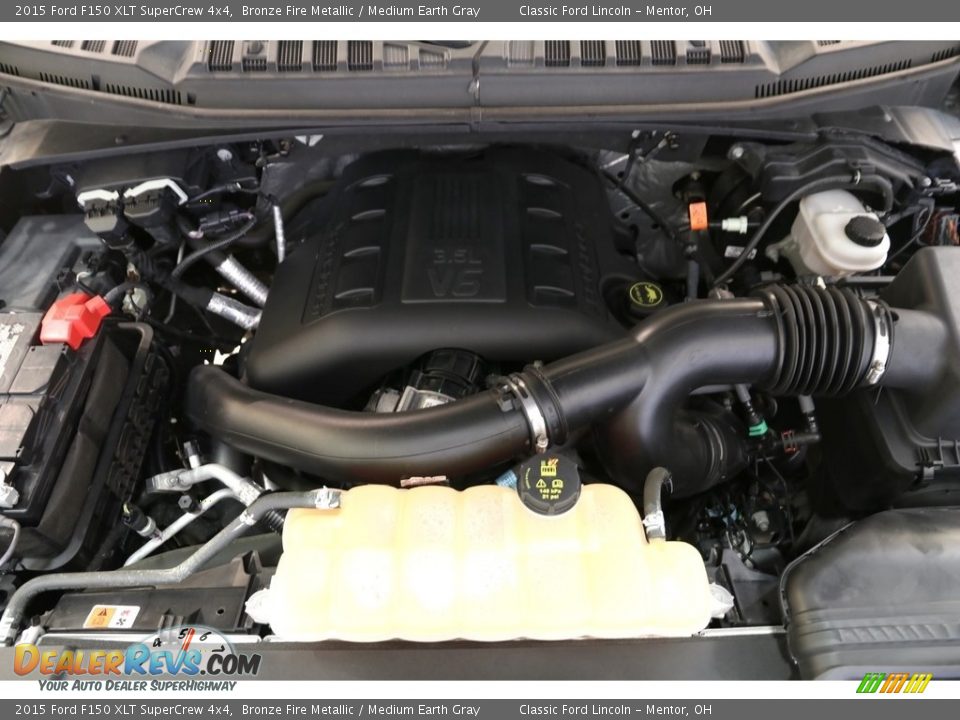 2015 Ford F150 XLT SuperCrew 4x4 Bronze Fire Metallic / Medium Earth Gray Photo #22