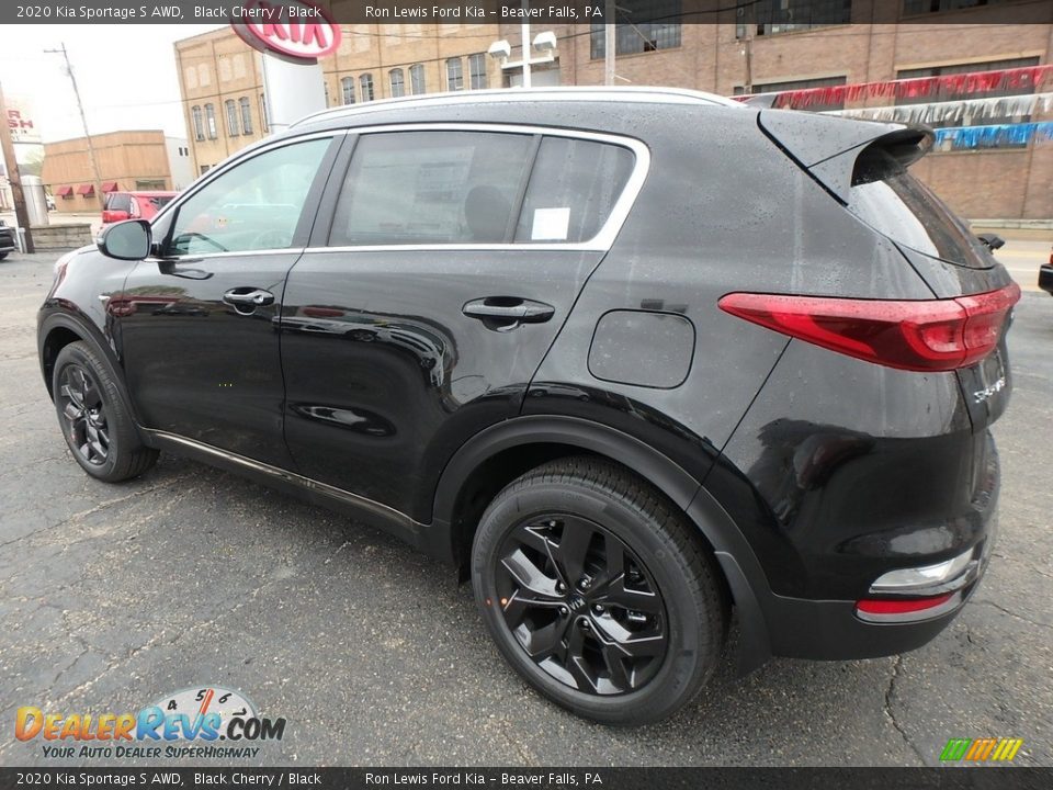 2020 Kia Sportage S AWD Black Cherry / Black Photo #5
