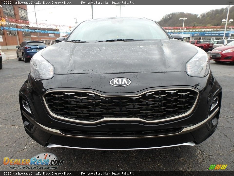 2020 Kia Sportage S AWD Black Cherry / Black Photo #8