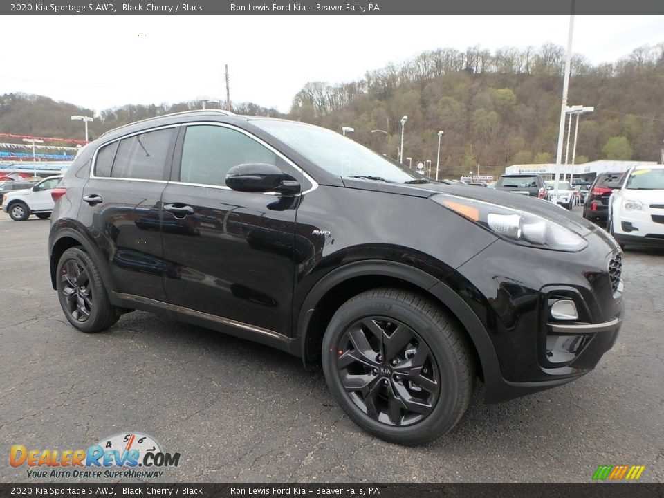 Black Cherry 2020 Kia Sportage S AWD Photo #9