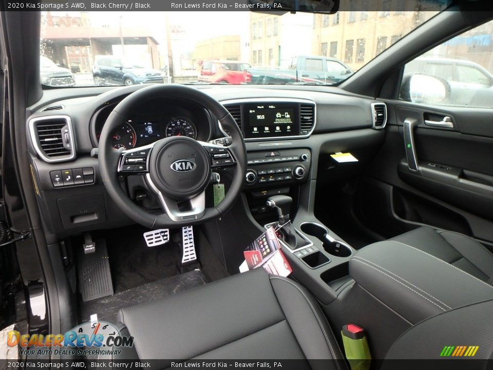 Black Interior - 2020 Kia Sportage S AWD Photo #13