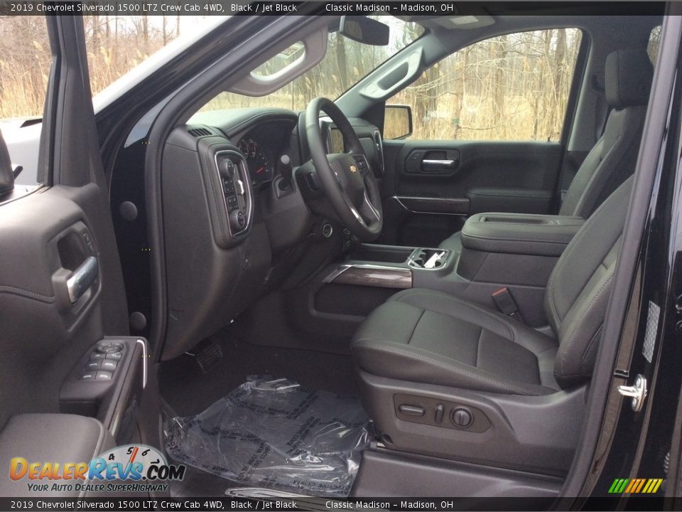 2019 Chevrolet Silverado 1500 LTZ Crew Cab 4WD Black / Jet Black Photo #9