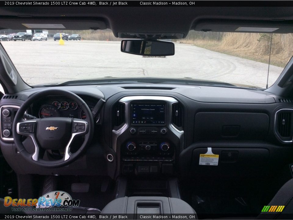 2019 Chevrolet Silverado 1500 LTZ Crew Cab 4WD Black / Jet Black Photo #12