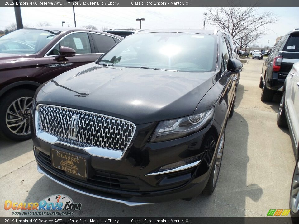 2019 Lincoln MKC Reserve AWD Infinite Black Metallic / Ebony Photo #1