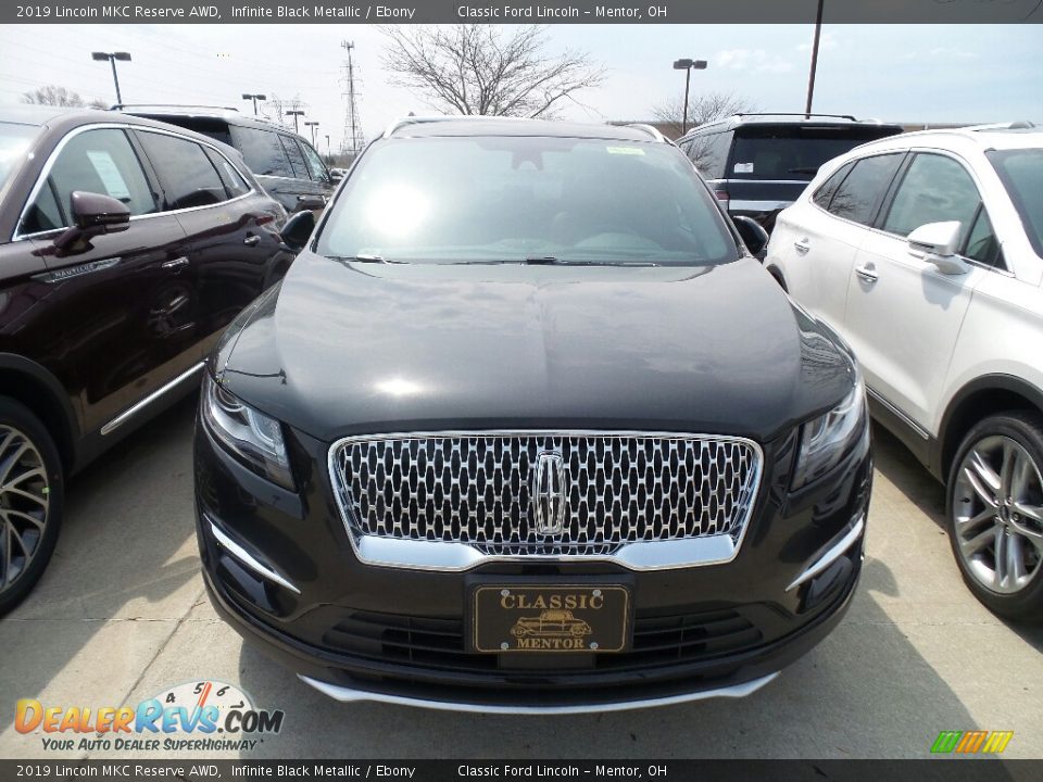 2019 Lincoln MKC Reserve AWD Infinite Black Metallic / Ebony Photo #2