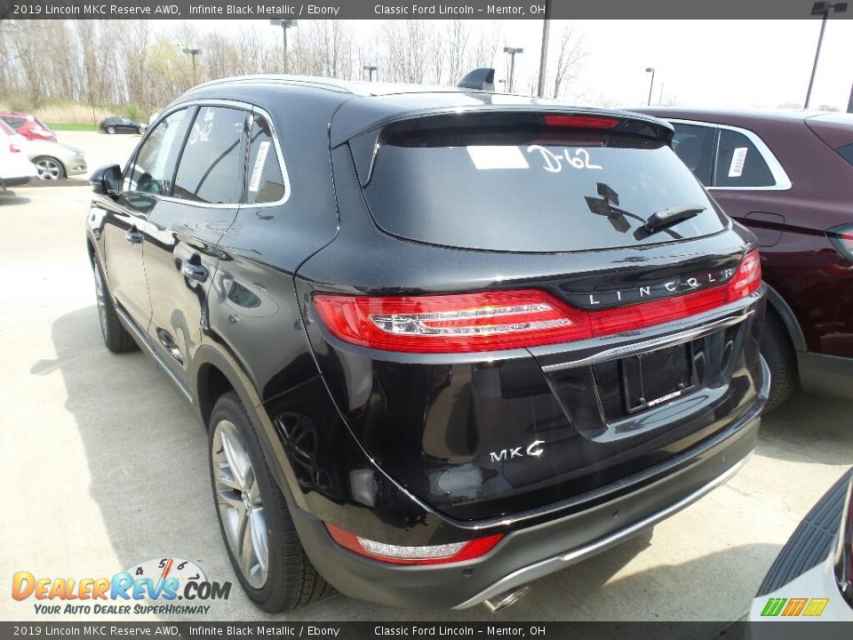 2019 Lincoln MKC Reserve AWD Infinite Black Metallic / Ebony Photo #3