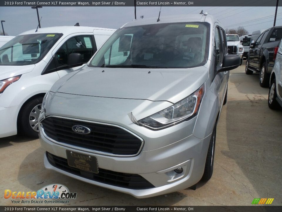 2019 Ford Transit Connect XLT Passenger Wagon Ingot Silver / Ebony Photo #1
