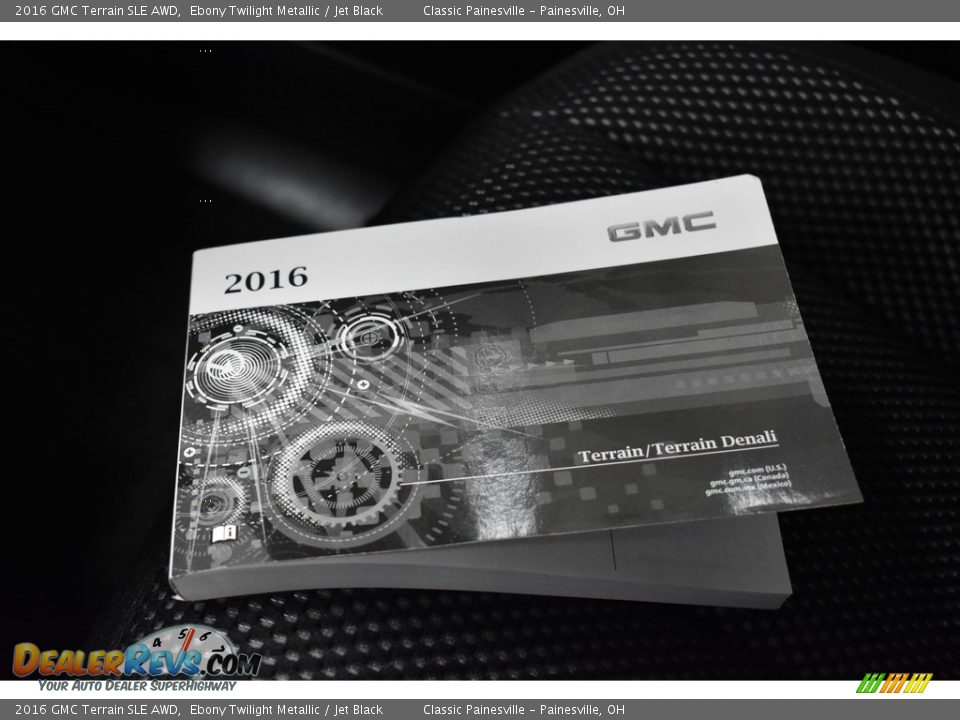 2016 GMC Terrain SLE AWD Ebony Twilight Metallic / Jet Black Photo #15