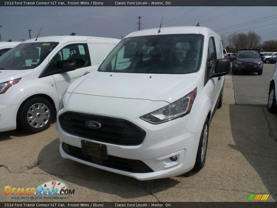 2019 Ford Transit Connect XLT Van Frozen White / Ebony Photo #1