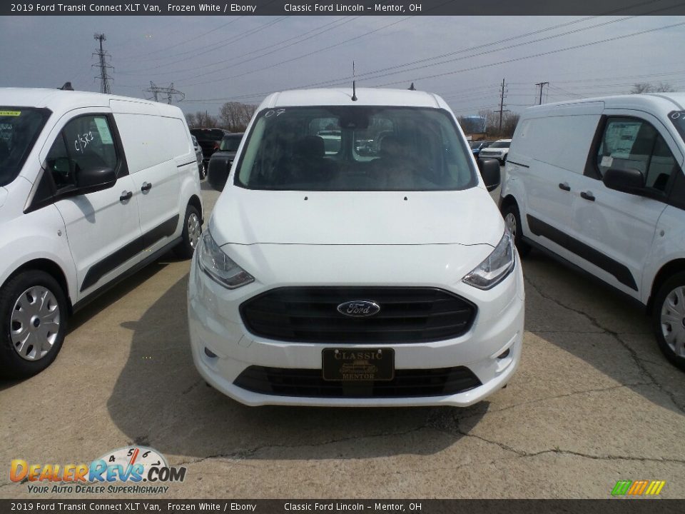 2019 Ford Transit Connect XLT Van Frozen White / Ebony Photo #2