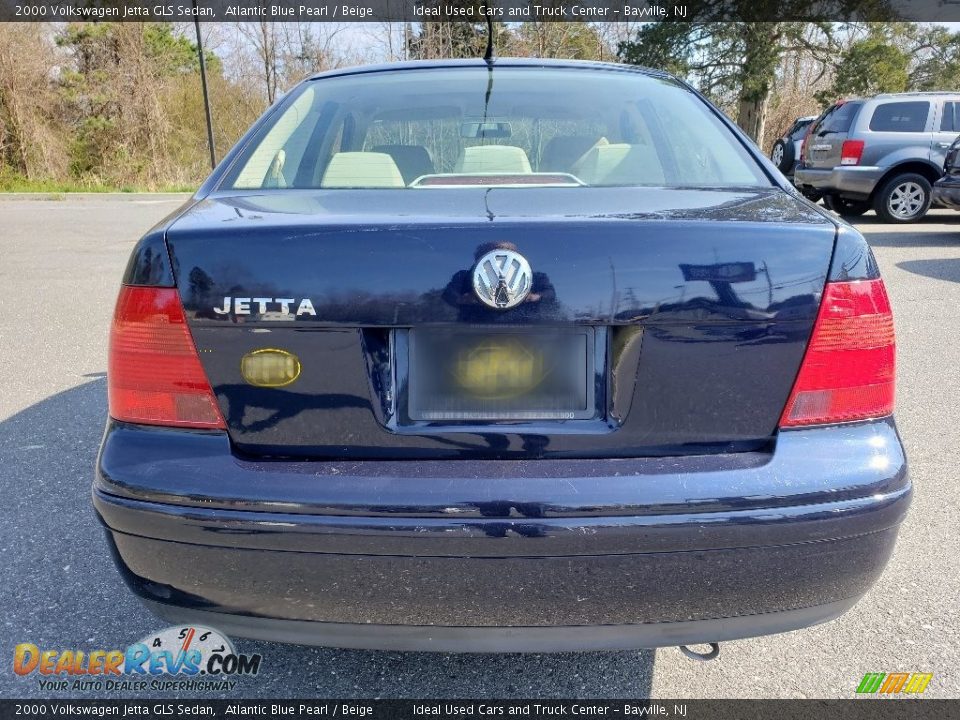 2000 Volkswagen Jetta GLS Sedan Atlantic Blue Pearl / Beige Photo #6