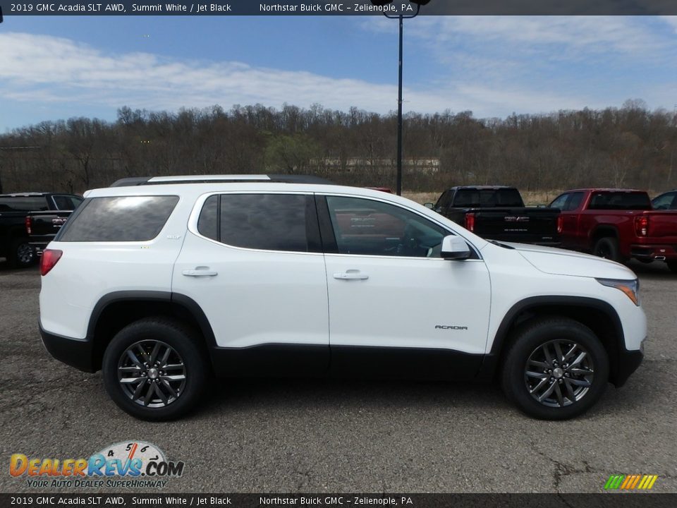 2019 GMC Acadia SLT AWD Summit White / Jet Black Photo #4