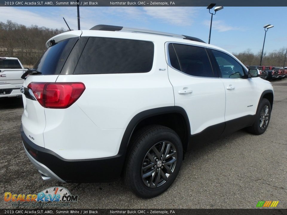 2019 GMC Acadia SLT AWD Summit White / Jet Black Photo #5