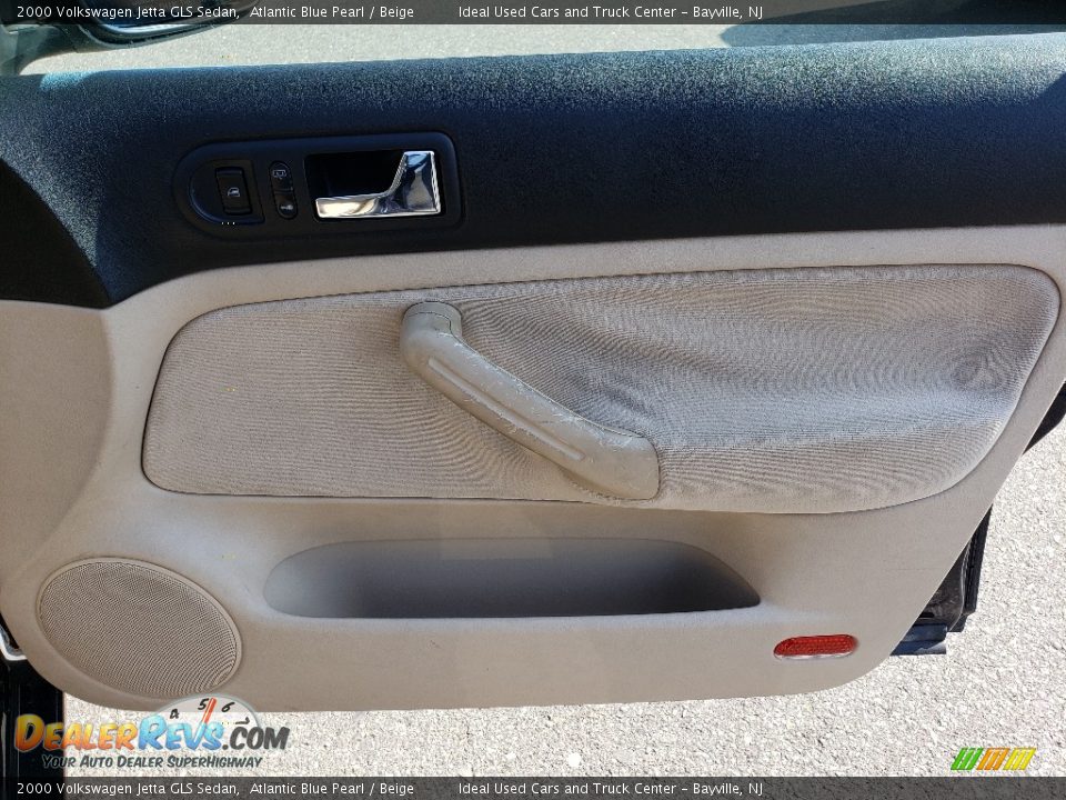 2000 Volkswagen Jetta GLS Sedan Atlantic Blue Pearl / Beige Photo #10