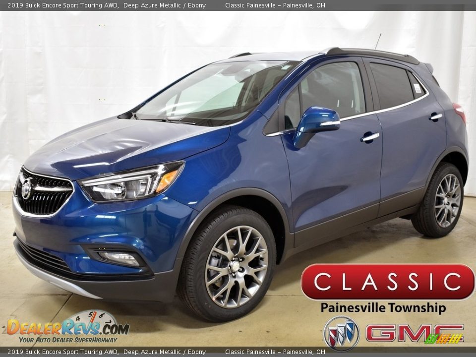 2019 Buick Encore Sport Touring AWD Deep Azure Metallic / Ebony Photo #1