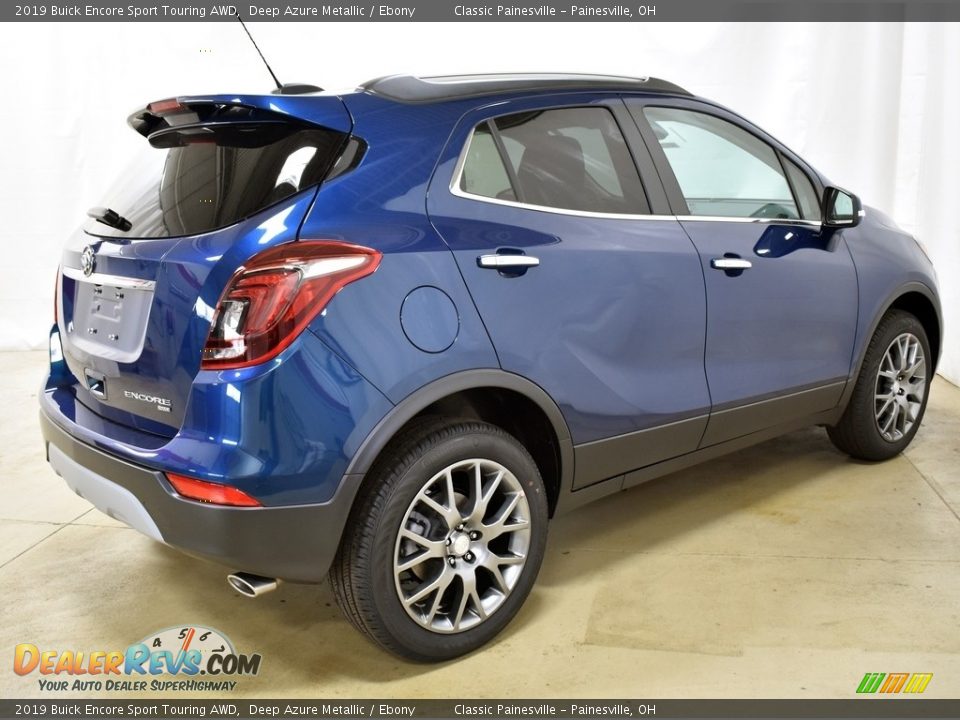 2019 Buick Encore Sport Touring AWD Deep Azure Metallic / Ebony Photo #2