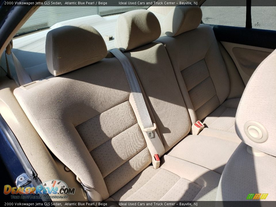 2000 Volkswagen Jetta GLS Sedan Atlantic Blue Pearl / Beige Photo #14