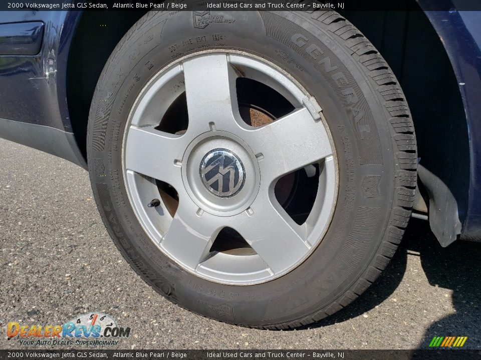 2000 Volkswagen Jetta GLS Sedan Atlantic Blue Pearl / Beige Photo #15