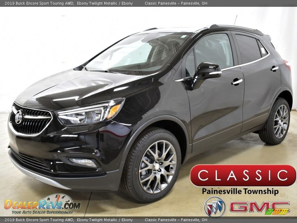 2019 Buick Encore Sport Touring AWD Ebony Twilight Metallic / Ebony Photo #1