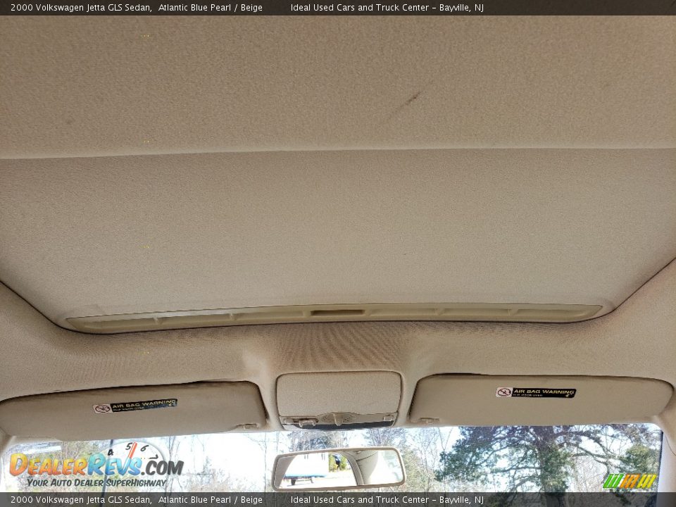 2000 Volkswagen Jetta GLS Sedan Atlantic Blue Pearl / Beige Photo #19
