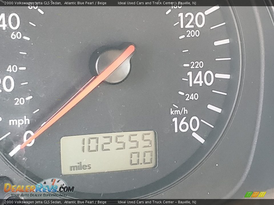 2000 Volkswagen Jetta GLS Sedan Atlantic Blue Pearl / Beige Photo #28